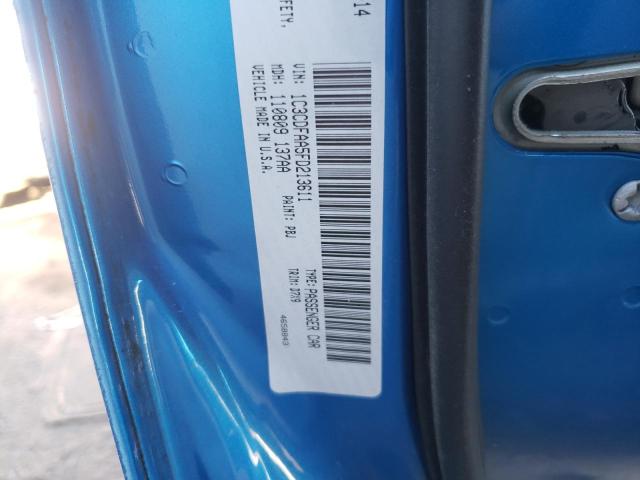 1C3CDFAA5FD213611 Dodge DART SE