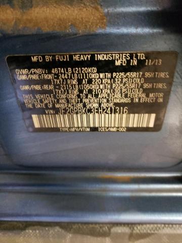 JF2GPBKC3EH241316 Subaru Xv Crosstrek 2.0i Hybrid Touring