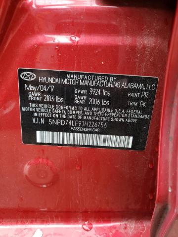 2018 HYUNDAI ELANTRA SE - 5NPD74LF9JH226756