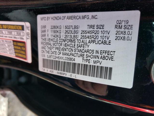 5J8TC2H6XKL035804 Acura Rdx A-spec