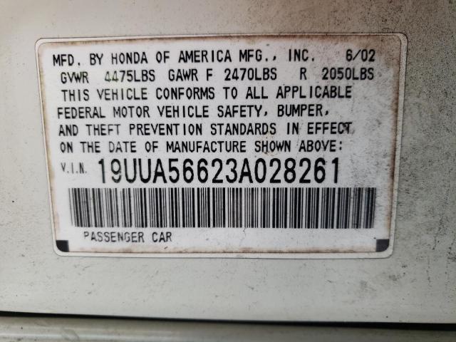 19UUA56623A028261 Acura TL