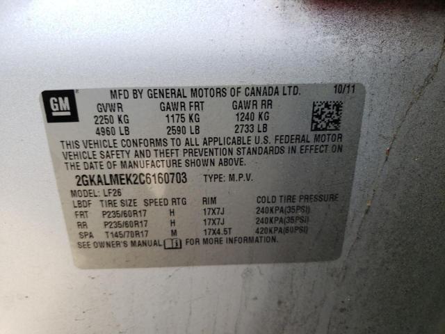 2GKALMEK2C6160703 GMC Terrain Sle