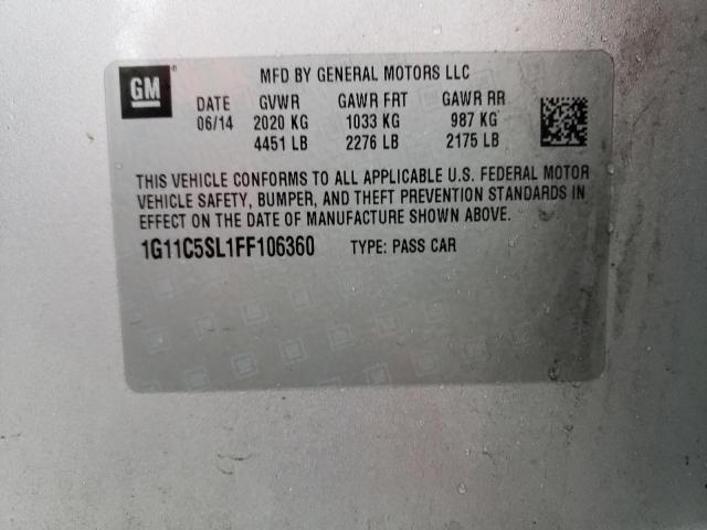 2015 CHEVROLET MALIBU - 1G11C5SL1FF106360