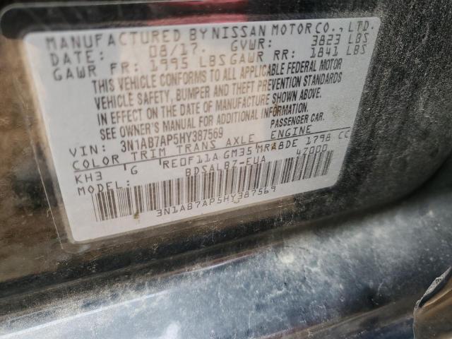 3N1AB7AP5HY387569 Nissan SENTRA S