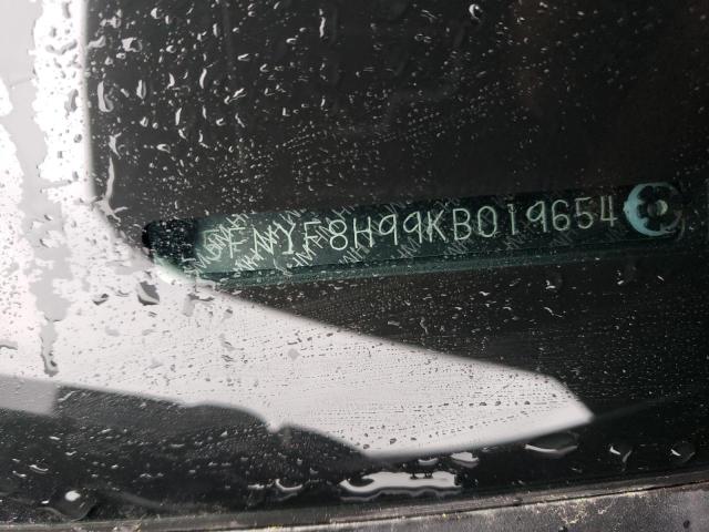2019 HONDA PASSPORT T 5FNYF8H99KB019654