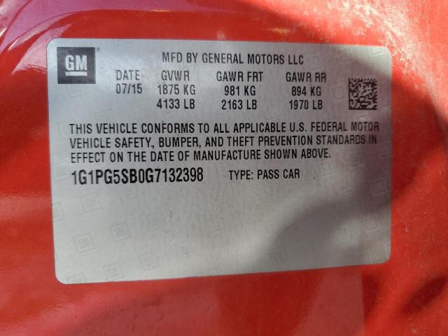 2016 CHEVROLET CRUZE LIMI - 1G1PG5SB0G7132398