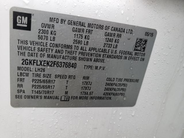 2015 GMC TERRAIN SL 2GKFLXEK2F6376840