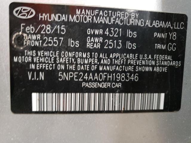 2015 HYUNDAI SONATA ECO - 5NPE24AA0FH198346