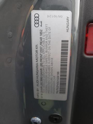 2016 AUDI TT TRUT5CFV0G1024196