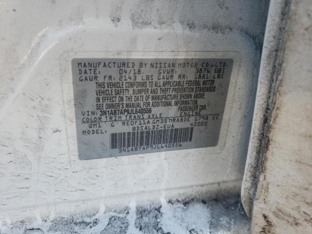 2018 NISSAN SENTRA S/S - 3N1AB7AP9JL640556