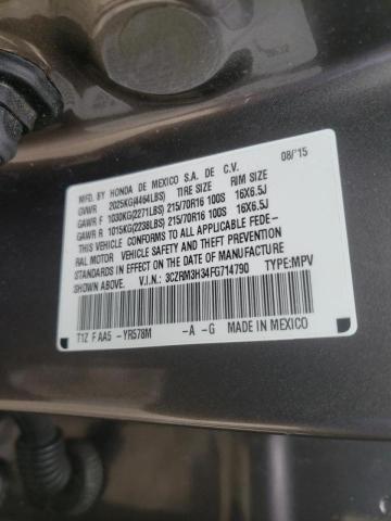 2015 HONDA CRV 3CZRM3H34FG714790