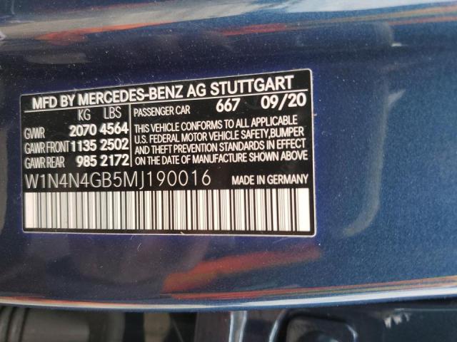 2021 MERCEDES-BENZ GLA 250 - W1N4N4GB5MJ190016