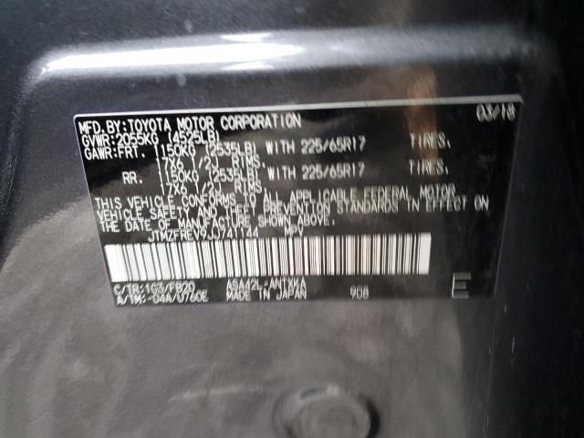 2018 TOYOTA RAV4 LE - JTMZFREV9JJ741144