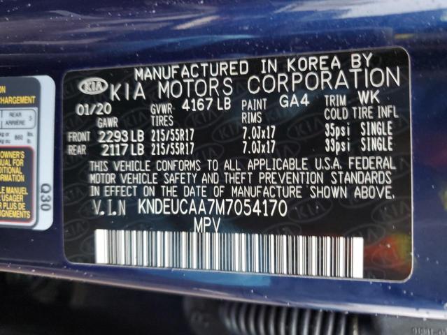 2021 KIA SELTOS S - KNDEUCAA7M7054170