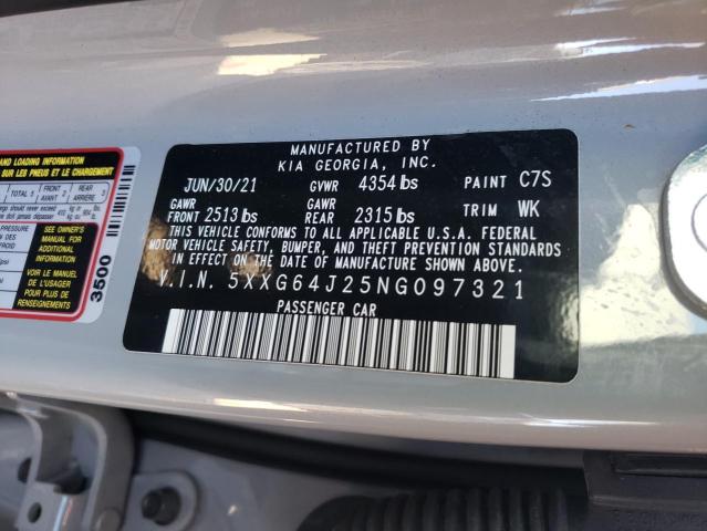 5XXG64J25NG097321 KIA K5 GT LINE