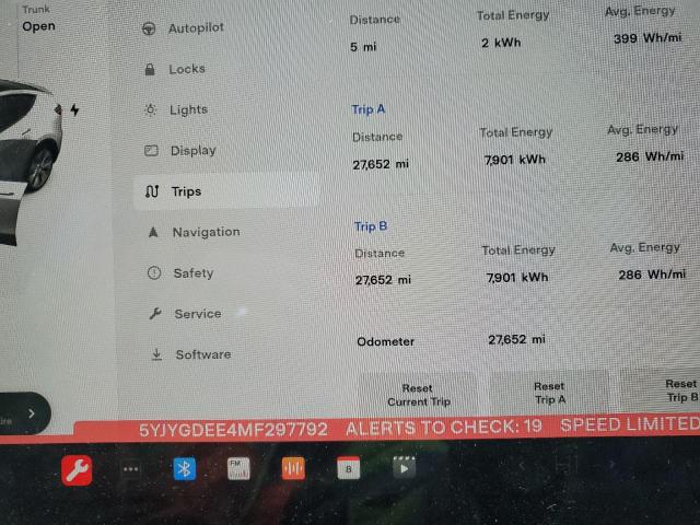 5YJYGDEE4MF297792 Tesla Model Y