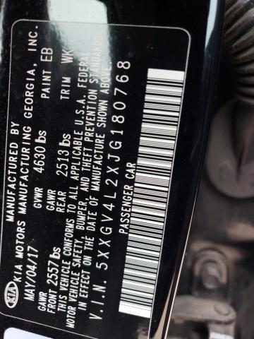 5XXGV4L2XJG180768 KIA OPTIMA SXL
