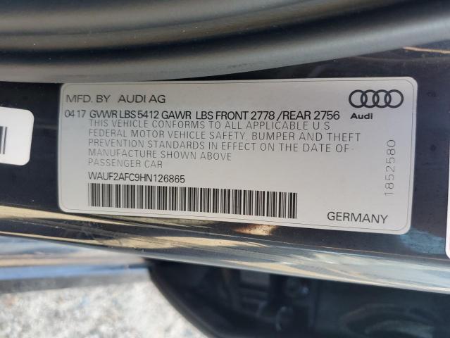 2017 AUDI A6 PREMIUM - WAUF2AFC9HN126865