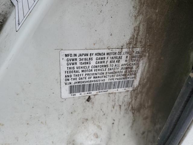 2017 HONDA FIT LX - JHMGK5H58HS023143
