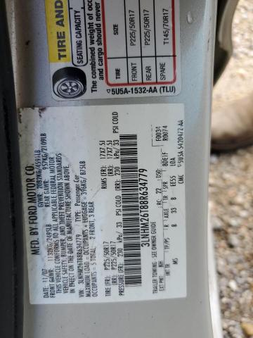 3LNHM26T88R634779 Lincoln MKZ