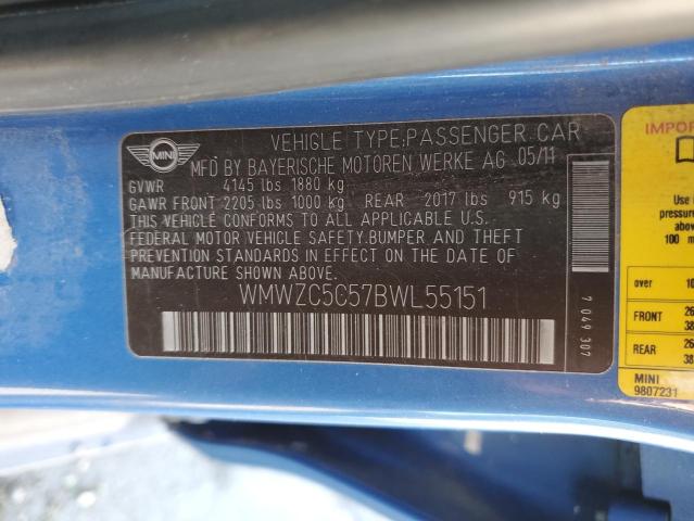 WMWZC5C57BWL55151 Mini Cooper