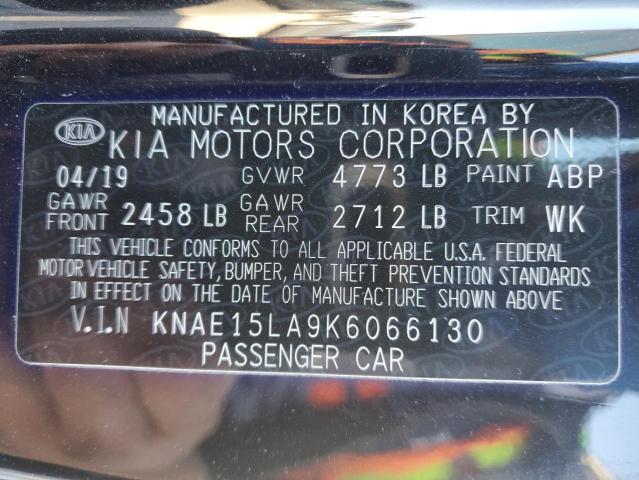 KNAE15LA9K6066130 KIA Stinger