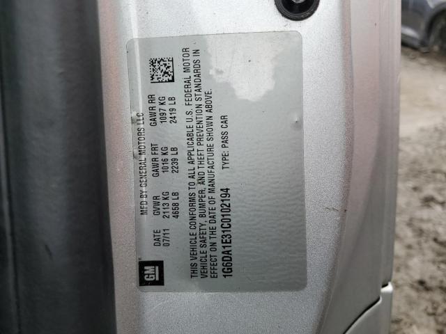 1G6DA1E31C0102194 Cadillac CTS