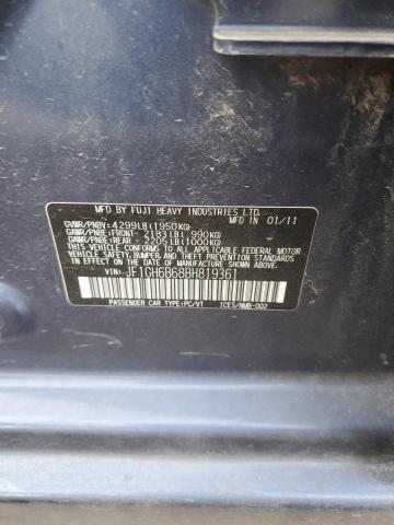 JF1GH6B68BH819361 Subaru Impreza 2.5i Premium