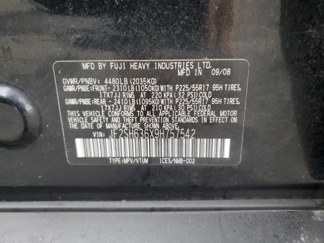 JF2SH636X9H757542 Subaru Forester 2.5x Premium