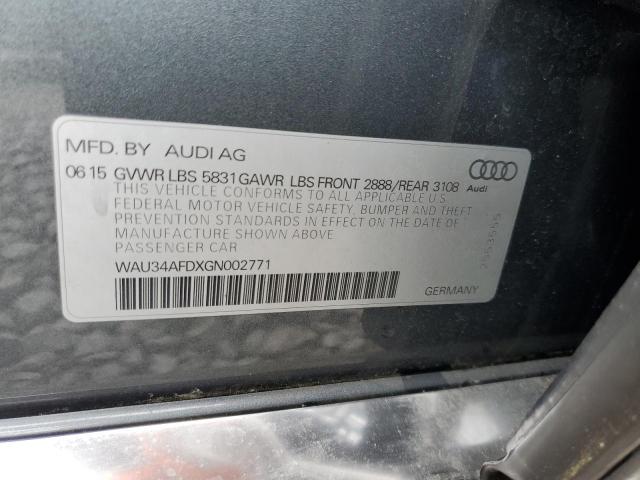 2016 AUDI A8 L QUATT - WAU34AFDXGN002771
