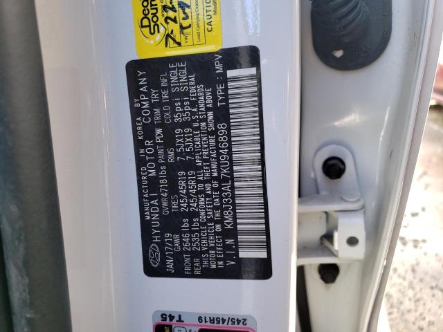 2019 HYUNDAI TUCSON LIM - KM8J33AL7KU946898