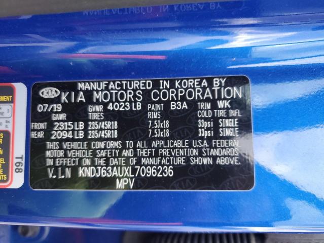 2020 KIA SOUL GT LI - KNDJ63AUXL7096236