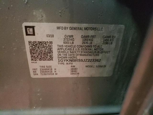 2018 CADILLAC XT5 - 1GYKNBRS5JZ223362