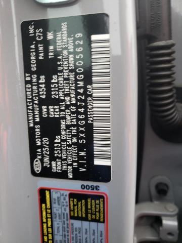 2021 KIA K5 GT LINE - 5XXG64J24MG005629