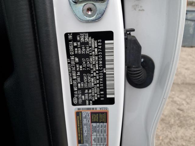 5XYRGDLC9MG037483 KIA SORENTO LX