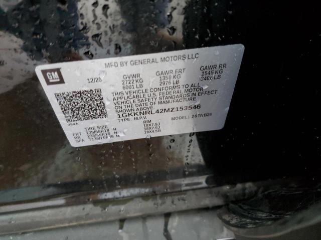 1GKKNRL42MZ153546 GMC Acadia