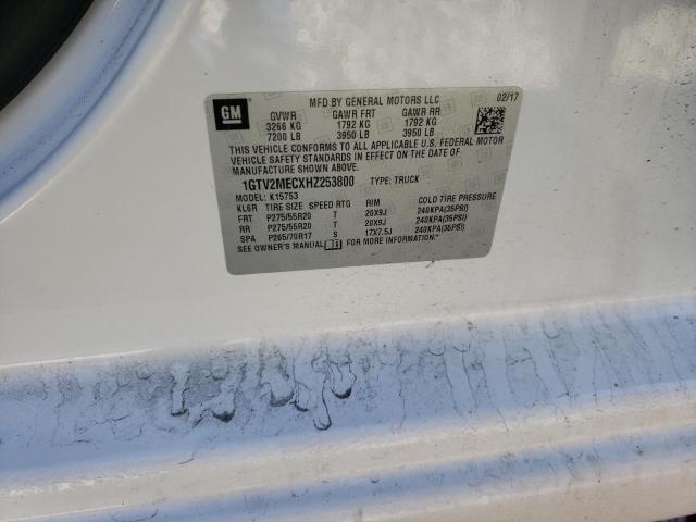 1GTV2MECXHZ253800 GMC Sierra K1500 Sle