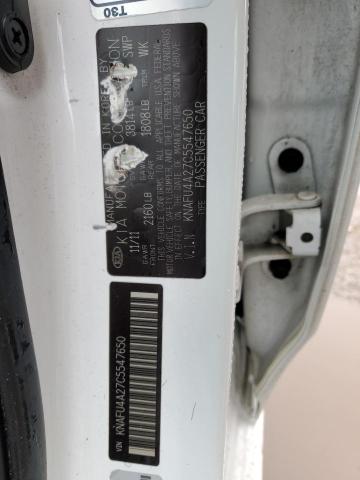 KNAFU4A27C5547650 KIA Forte