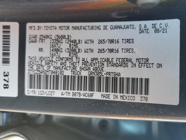 2021 TOYOTA TACOMA DOU - 3TYCZ5AN2MT048102