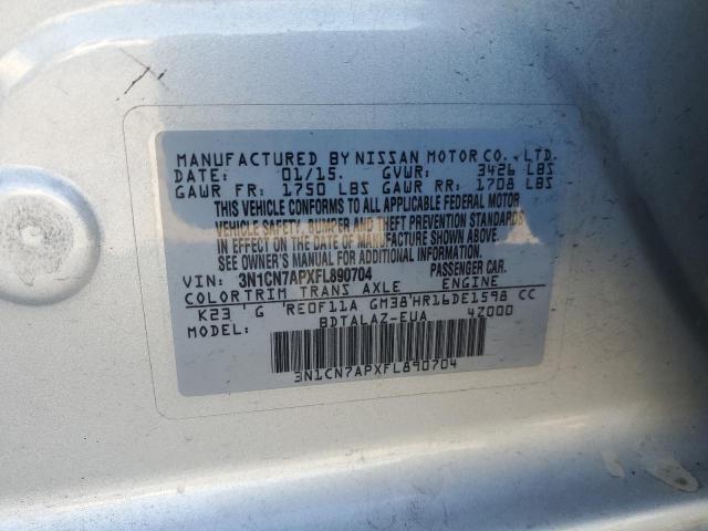 2015 NISSAN VERSA S - 3N1CN7APXFL890704