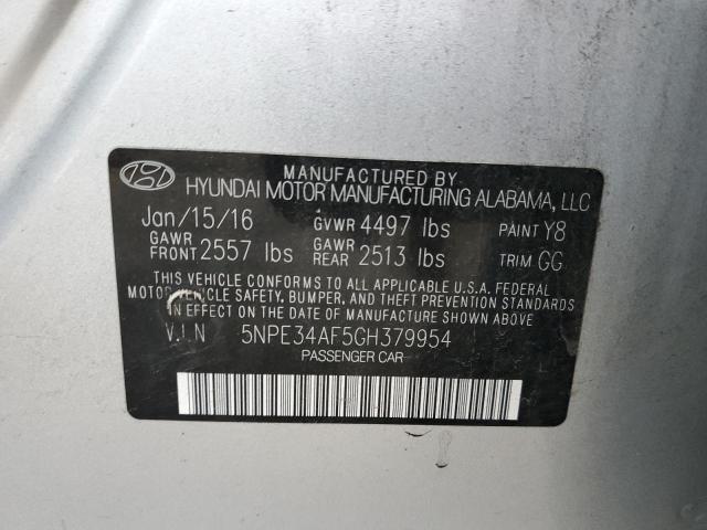 2016 HYUNDAI SONATA SPO - 5NPE34AF5GH379954
