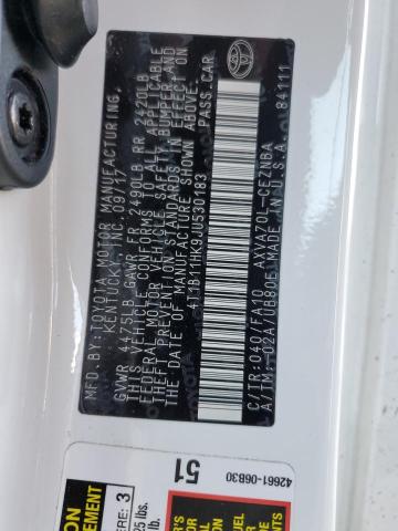 2018 TOYOTA CAMRY L - 4T1B11HK9JU530183