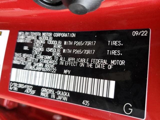 2023 TOYOTA 4RUNNER SE - JTEMU5JR8P6099122