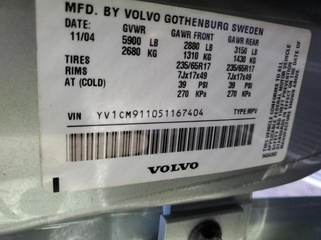 2005 VOLVO XC90 T6 VIN: YV1CM911051167404