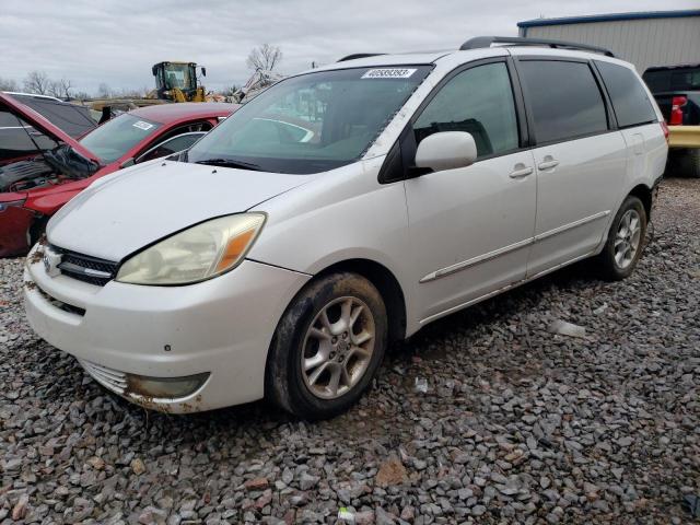 Toyota Sienna salvage cars for sale: 2004 Toyota Sienna XLE