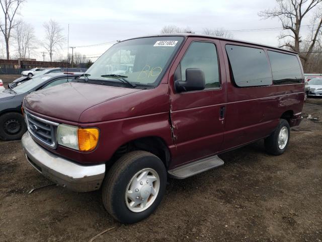 Salvage cars for sale from Copart New Britain, CT: 2006 Ford Econoline E350 Super Duty Wagon