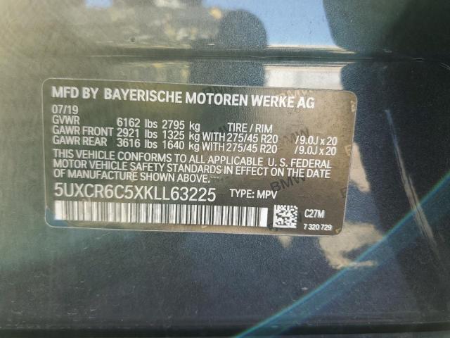 5UXCR6C5XKLL63225 BMW X5 Xdrive40i