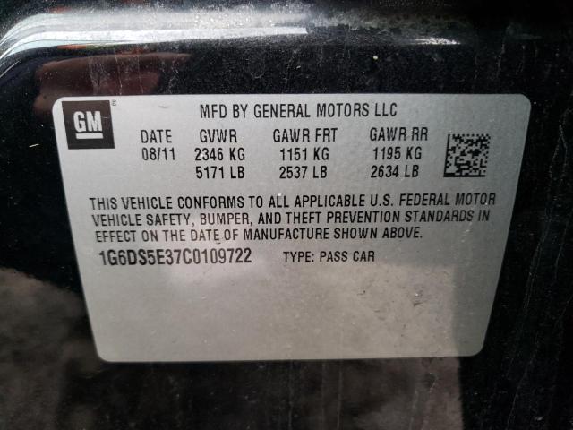 1G6DS5E37C0109722 Cadillac Cts Premium Collection