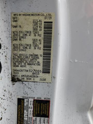 2019 NISSAN TITAN S - 1N6AA1R77KN527205