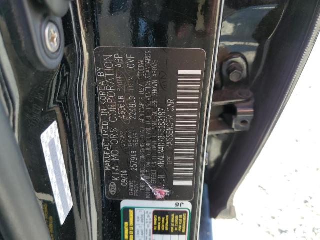 2015 KIA CADENZA PR - KNALN4D73F5183187